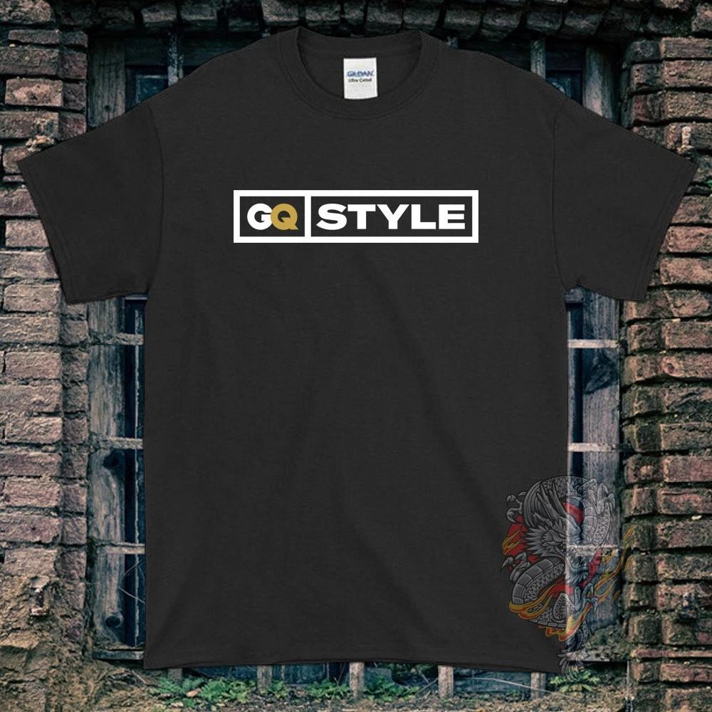 New GQ Magazine Style Logo Men s Funny T-Shirt Size S to 5XL XXXXL