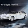 1/24 Rolls-Royce Phantom Alloy Car Model with Sound, Light, and Starry Sky Roof for Kids' Collection and Decoration.