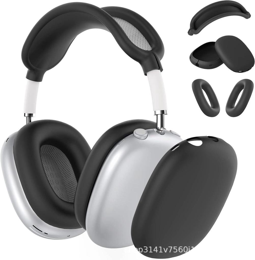 Custodia Protettiva in Silicone per AirPods Max: Guscio per auricolare Bluetooth da testa