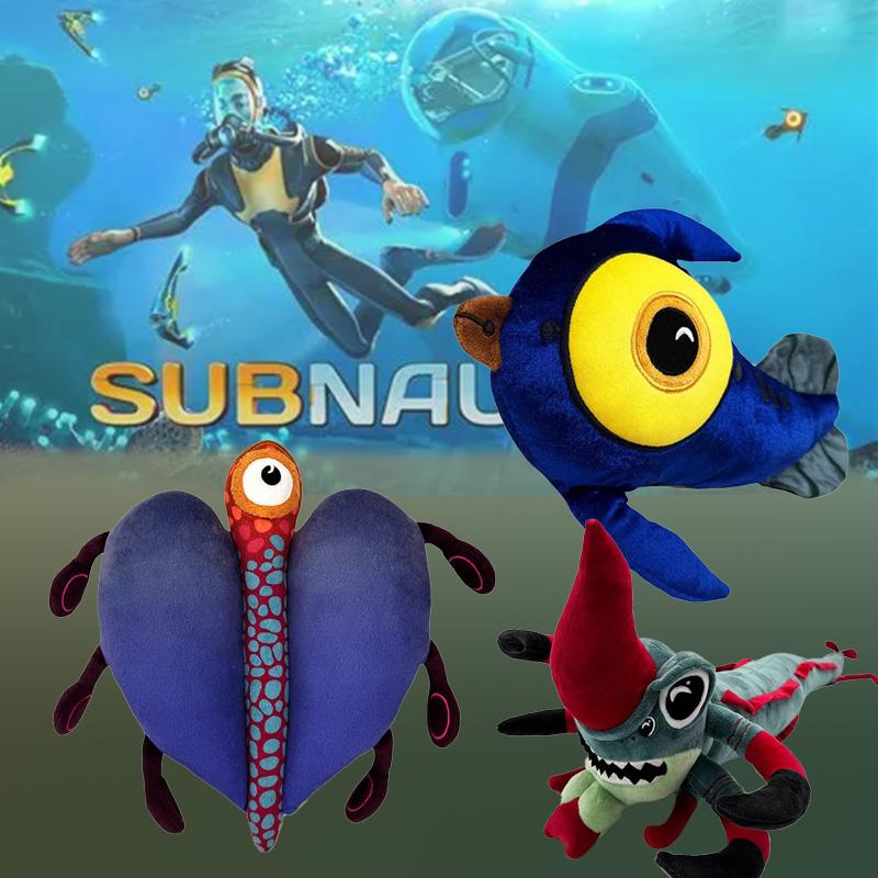 22cm Anime Games Subnautica Plush Doll Toy Cartoon Cute Plush Toy Gifts for Fans To Accompany Christmas Children's Birthday Gift