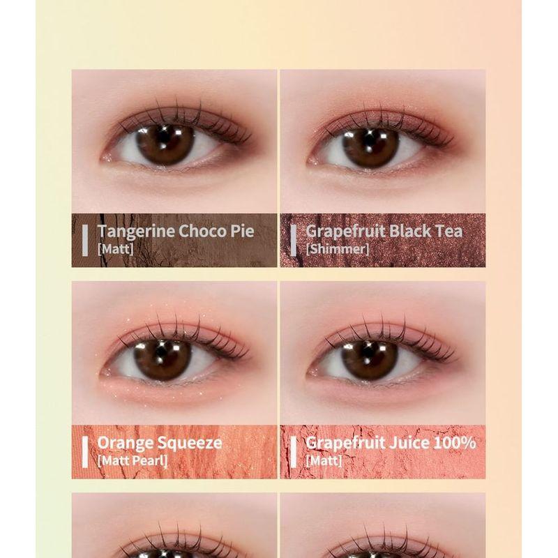 Peach C - Seasonal Blending Eyeshadow Palette - 6 Types