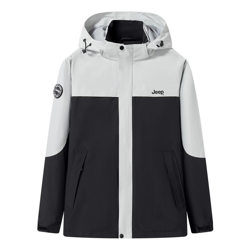 JEEP Men s Fashion Patchwork Casual Sport Jacket L