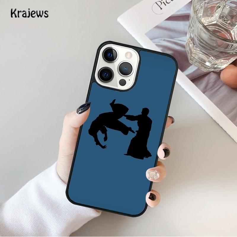 Aikido Japanese Martial Phone Case For iPhone 17 Air 16 15 14 Max Plus 11 12 13 Pro Max Phone Cover coque