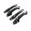 Car Decoration Door Handle Cover For Kia Optima K5 DL3 - Cars Accessories Carbon Fiber Glossy Black Silver