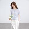 Srcr Silk Blend Knitted Short T-Shirt Cardigan