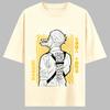 T-shirt in Puro Cotone con Stampa di Nanami Kento da Jujutsu Kaisen, Unisex Taglio Largo Stile Harajuku T-shirt Estiva Merch Anime