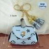 Leather Coin Necklace Pendant with Long Rope & Earphone Case