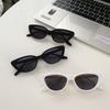 Korean Ins Niche High-end Sense Vintage Versatile Cat's Eye Pink Sunglasses Women's Sun Protection Face Small Frame Sunglasses