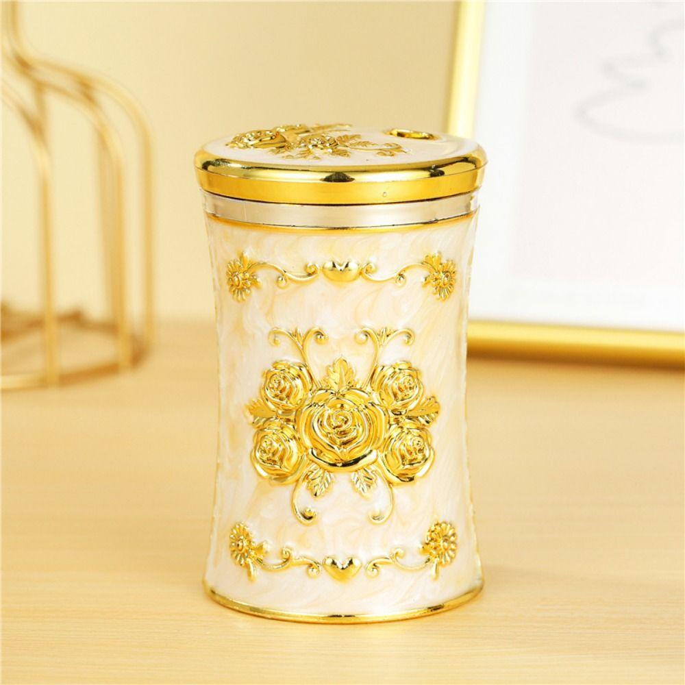 Rotating Design Small Waist Toothpick Box Safety Desk Toothpick Holder  Hotel