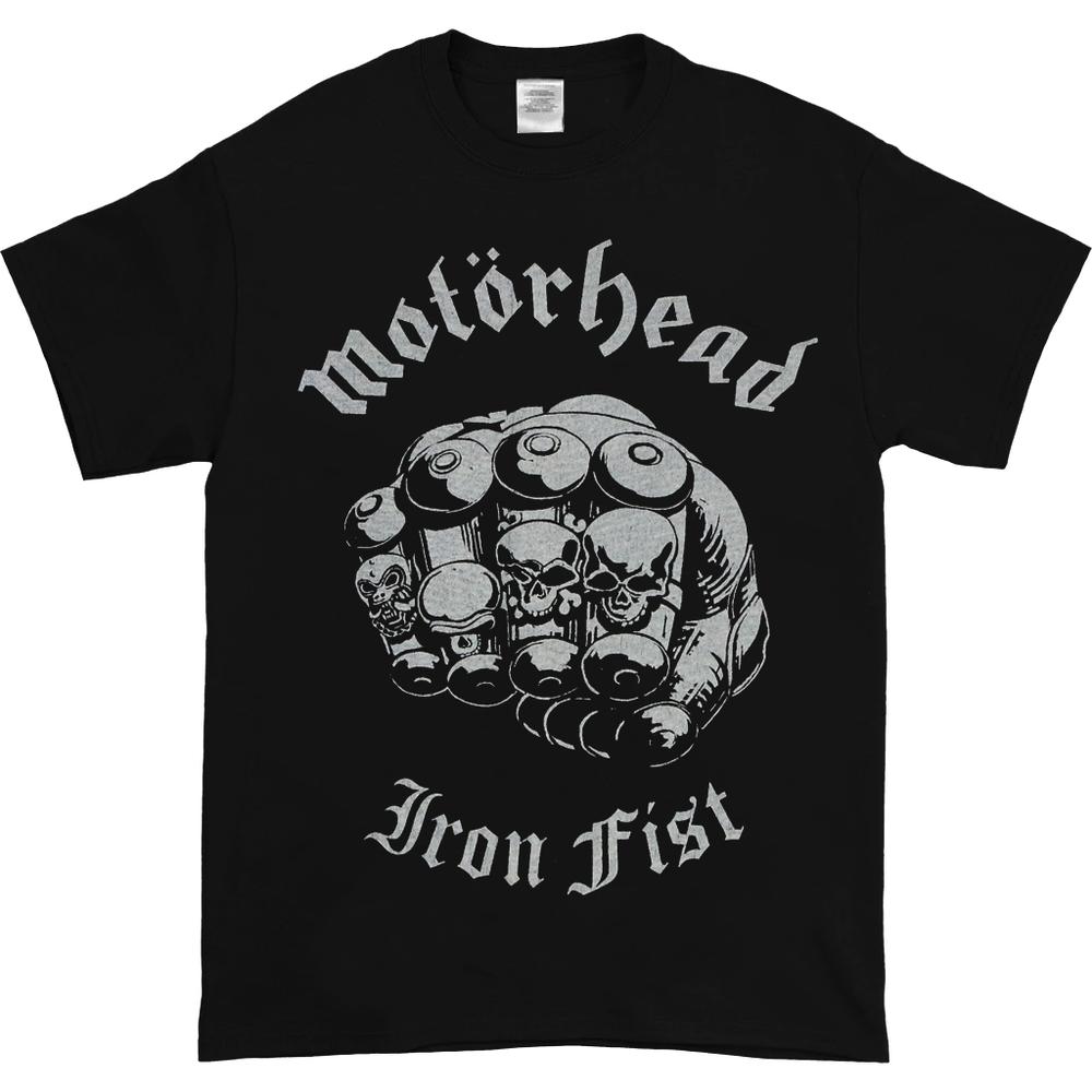 

Черная футболка унисекс Motorhead Iron Fist In Americaaaagh S
