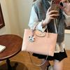 Simple and Popular Casual Portable Bag, Women's Versatile Fashion Contrasting Color Messenger Bag, Personalized Retro Shoulder Bag
