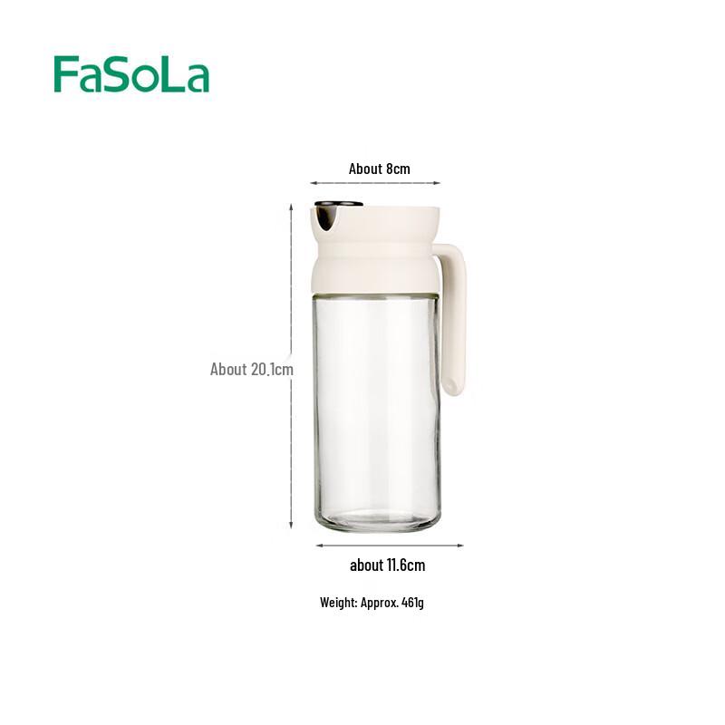 

FaSoLa Automatic Opening Non-Drip Glass Oil Dispenser