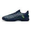 Puma Future Play Comfortable Low-Top TT (Rubber Studs) Composite Material Durable Soccer Shoes Men Soccer Shoes Blue Green 107381-03