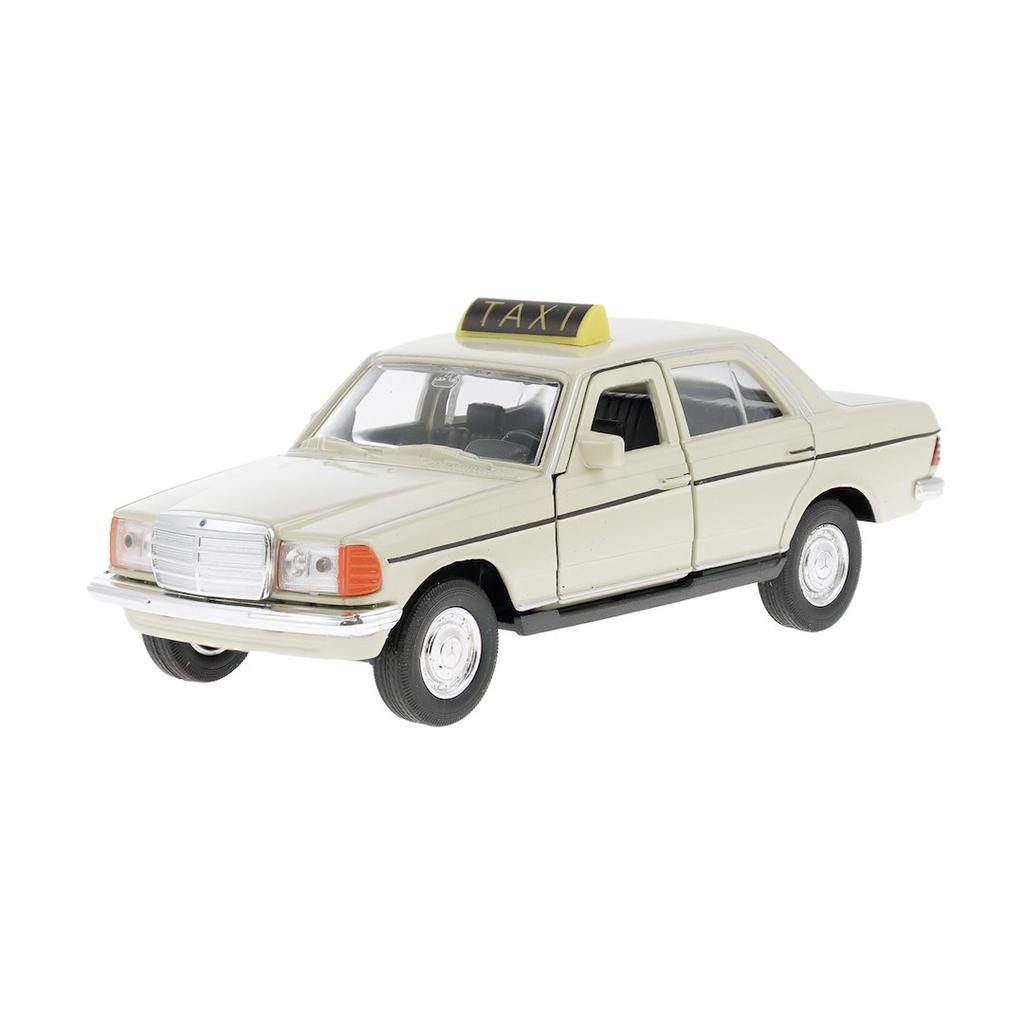 Model 1:34, MERCEDES-BENZ 230E, TAXI, kremowy