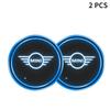 New New Luminous Car Coaster Water Cup Holder Pad Anti-slip Mat Auto Accessories For MINI Cooper F56 F55
