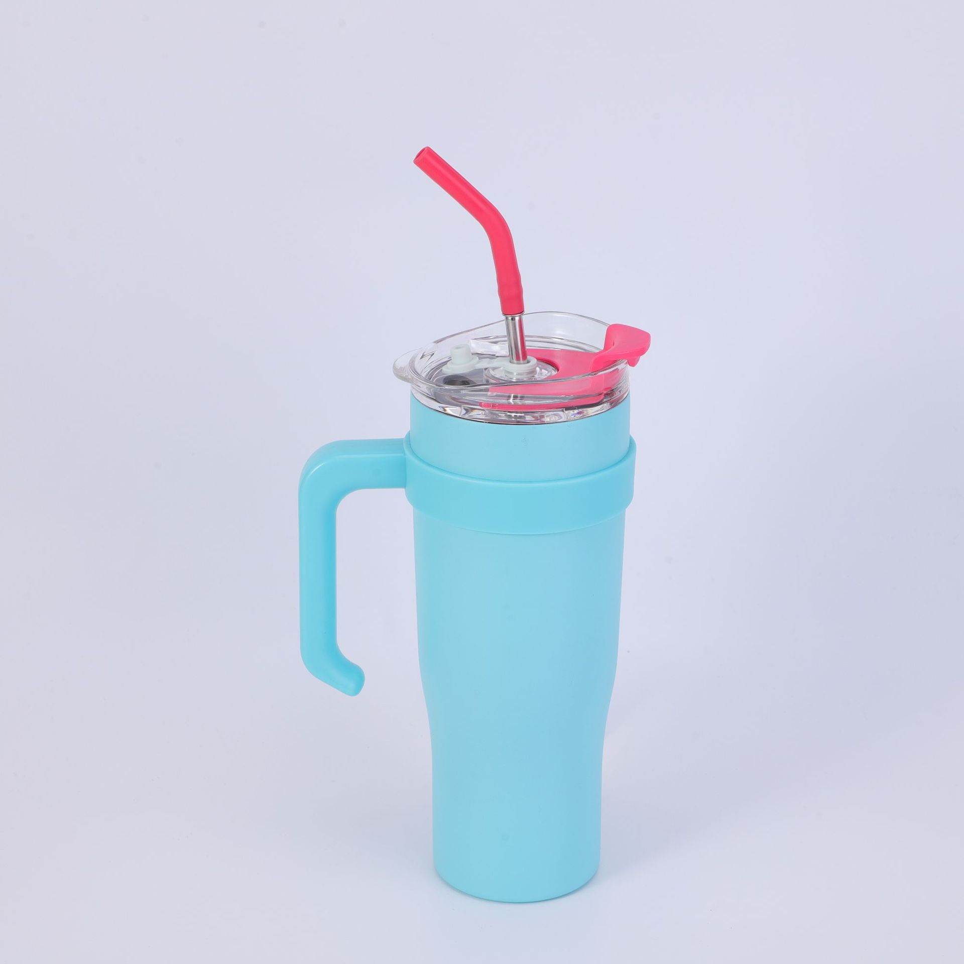 

Нержавеющая сталь 304, новая супер практичная соломинка большой емкости для Биг Мака, термоизоляционная чашка, соломенная двойная круглая ручка 1200