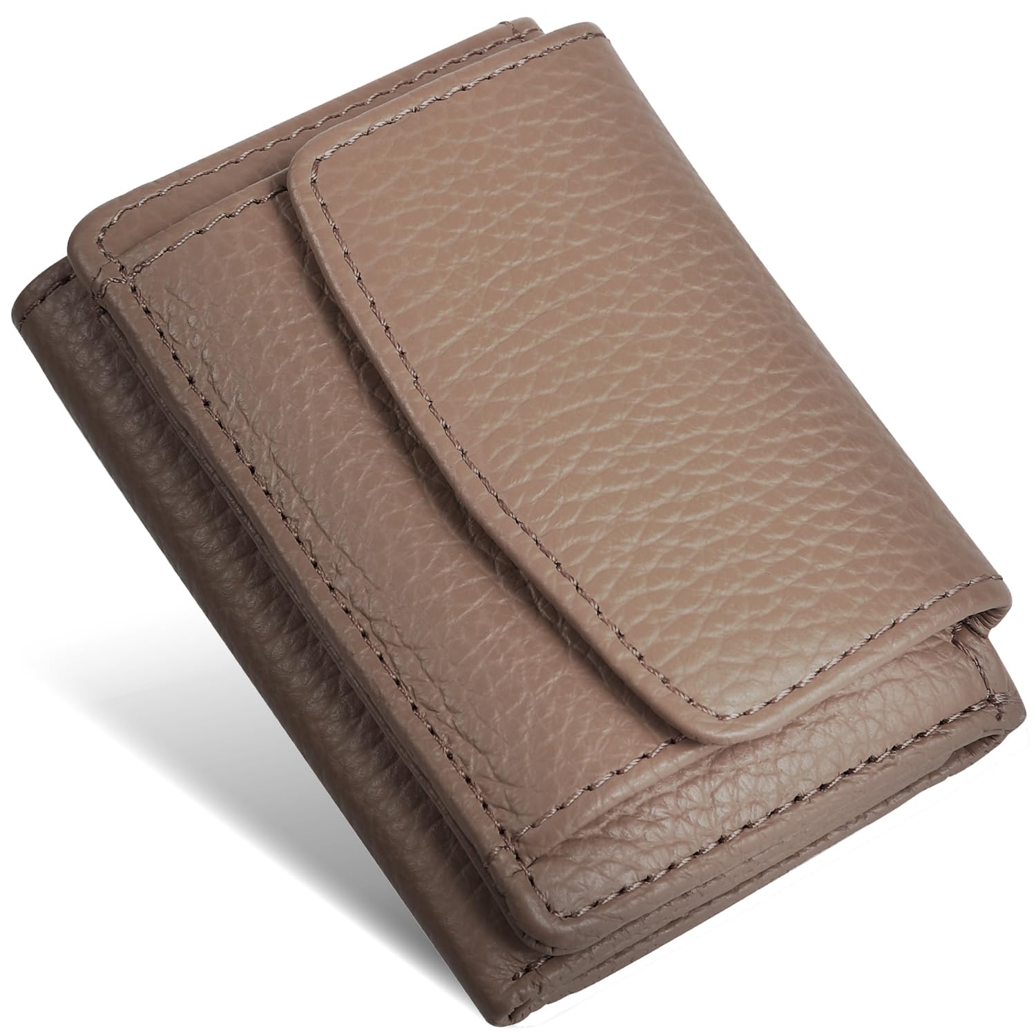 

Mura Mini Tri-fold Wallet for Women, Genuine Leather, Anti-Skimming, Italian Leather