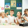 Zonon 10 Pcs Science Classroom Decoration Banner and Poster for Teachers Scientist Bulletin Board Set Posters Science Lab Cutout for Elementary