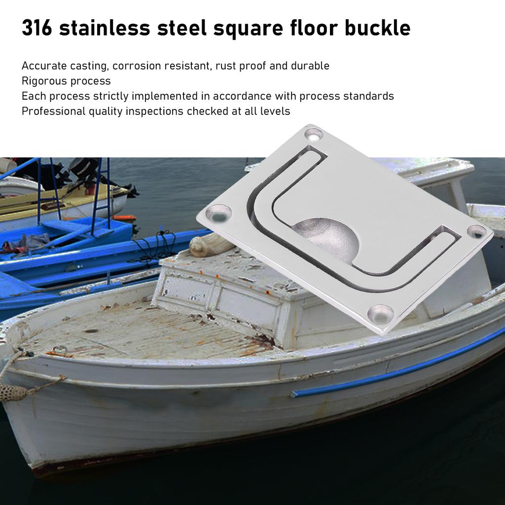 Σκάφος     Τραβήξτε Επίπεδο Ανυψώστε Κάλυμμα Καταστρώματος Χειρολαβή Θαλάσσιοι 316 Ανοξείδωτος Χάλυβας Καθρέπτης