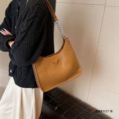Premium Popular Niche Large-capacity Bag Retro Popular New Underarm Versatile Chain Shoulder Bucket Bag
