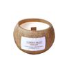 Coconut Shell Scented Candles Handmade Home Incense Bedroom Creative Ornaments Fragrance Soy Wax Gift Box