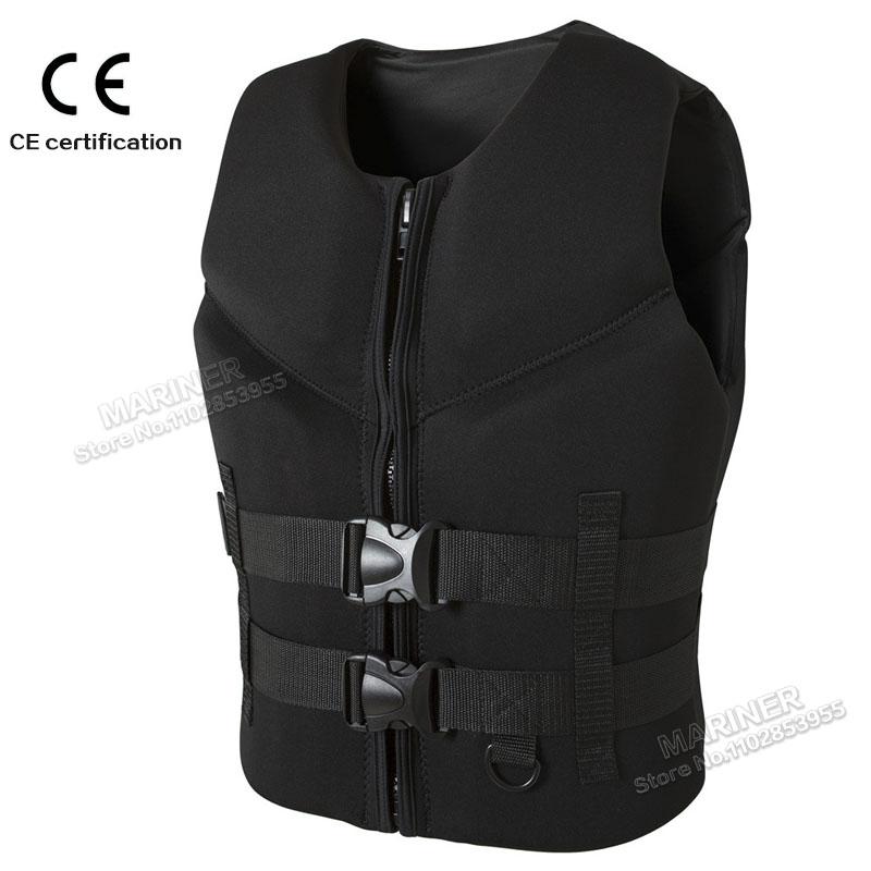 

Рятувальний жилет Wakesurf Comp Vest, сертифікований CE, неопреновий рятувальний жилет для вейк-серфінгу, але чудово підходить для всіх інших водних видів спорту M (Weight-45-55 KG)