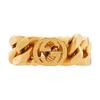 Verriegelndes Kettendesign Modeschmuck Metallring Damenringe Gold 702514I4600-GOLD