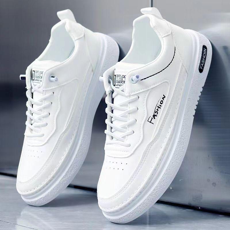 

Мужские белые и черные бархатные кроссовки для скейтбординга - модные осенние повседневные кроссовки 653, 41 белый