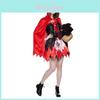 Halloween Little Red Riding Hood Costume With Blood Stains For Theatrical Performance And Cosplay