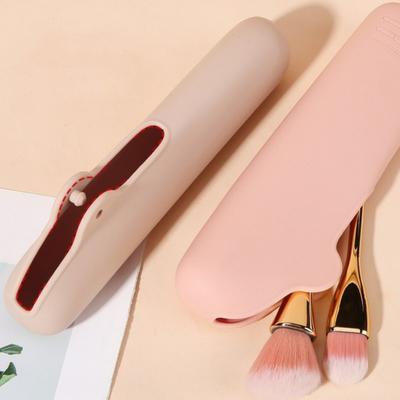 Support pour éponge de maquillage Taille compacte Organisateur en silicone avec fond antidérapant Circulation de l'air Boîte à éponges Étui pour éponge de maquillage à séchage rapide