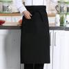 Half Waist Apron With Pocket Wear Resistant Short Apron For Restaurant Kitchen Cafe Work Use Home Baking Daily Cooking