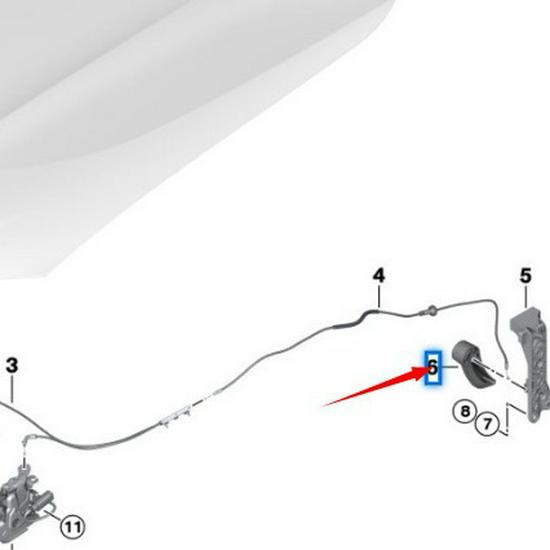 BMW X3 G01 Motorhaubengriff - 51237397999