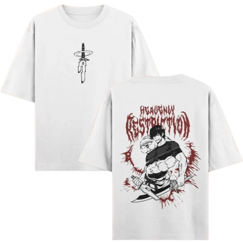 

Jujutsu Kaisen Fushiguro Toji Heavenly Restriction Graphic TShirt Anime Cotton Tee for Men Kids Casual Short Sleeve Top S