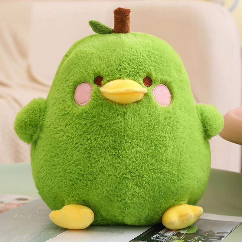 Duck Cartoon Plush Pear Toy Girl Bed Sleeping Room Pillow Doll Gift Children