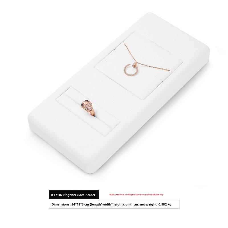 

Luxury Jewelry Display Stand for Rings Necklaces Bracelets Counter Showcase Organizer