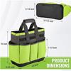 8 Pockets Garden Tool Bag Large Capacity Oxford Cloth Tote Caddytool Kit Handbag Weeding & Pruning Tool Storage Bag