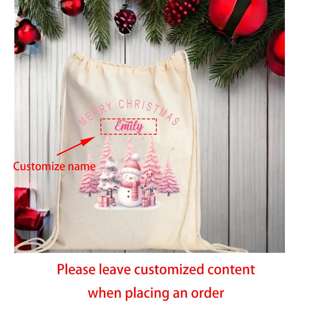 Personalised Santa Sack Bag Christmas Special Delivery Stocking First Christmas Stocking Nutcracker and Fairy Stocking Kids Gift