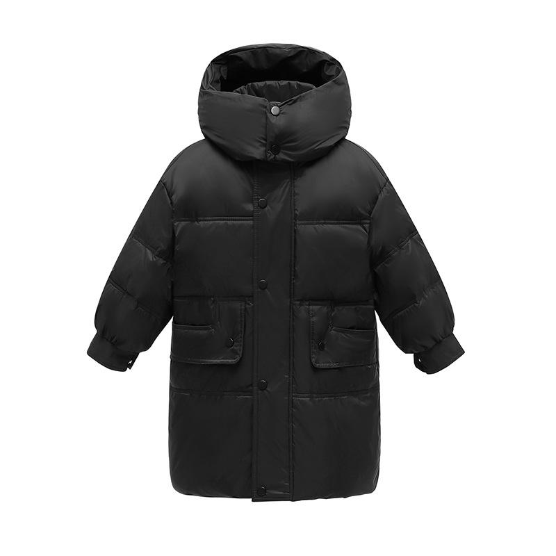 

Girls Coat, Feathered Velvet Silk Jacket, Winter Thickened Faux Down Jacket for Children 120cm