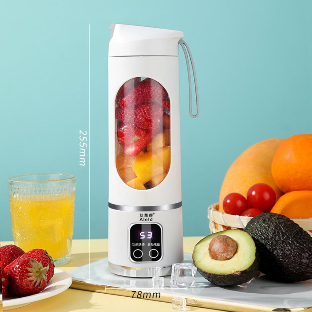450ml Portable Fruit Juicer USB Rechargeable Juicer Cup New Juice Maker Machine  Home