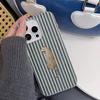 Striped Cheetah Phone Case Suitable For IPhone 17 Pro Max Air 16 15 Plus 14 13 12 11 Case Cover Funda For IPhone 16 15 14 Plus