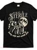 Funny Feral & Sterile Racoon T-Shirt - Retro Humor Graphic Tee with Womb Free Slogan, Casual Wear Fo