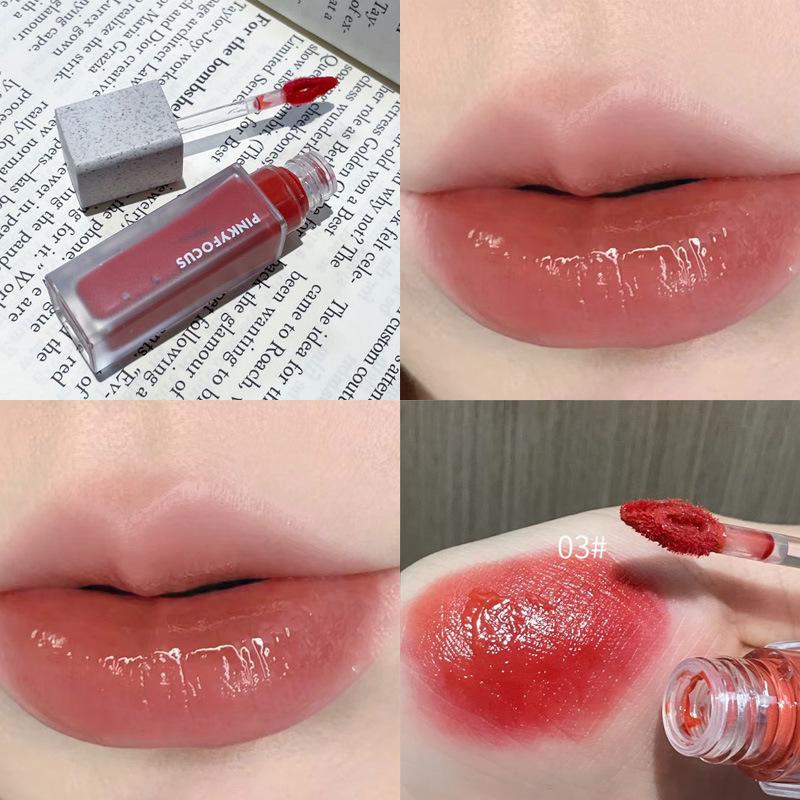 

Блеск PinkyFocus: Увлажняющий тинт для губ для пухлого, стеклянного финиша и стойкого цвета 6g