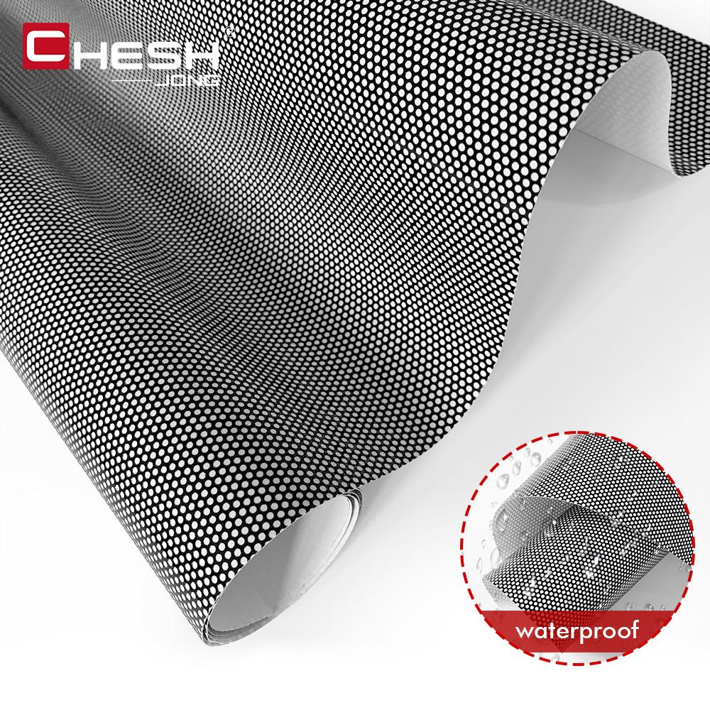 Black One Way Vision Fly Eye Tint Perforated Mesh Film Car Tint Window Tint Car Wrap Film Sticker Motorcycle Scooter Decals