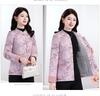 Women's Slim Fit Cotton-Blend Jacket: Autumn/Winter National Style, Warm Mid-Age & Elderly Mother's Coat with Plus Velvet.