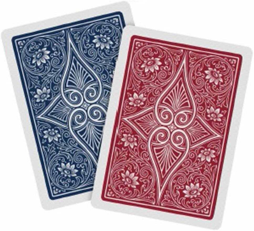Bicycle Victors Back Vintage Design Playing 2 Deck 1 1 Blue Cards, Set, Red,