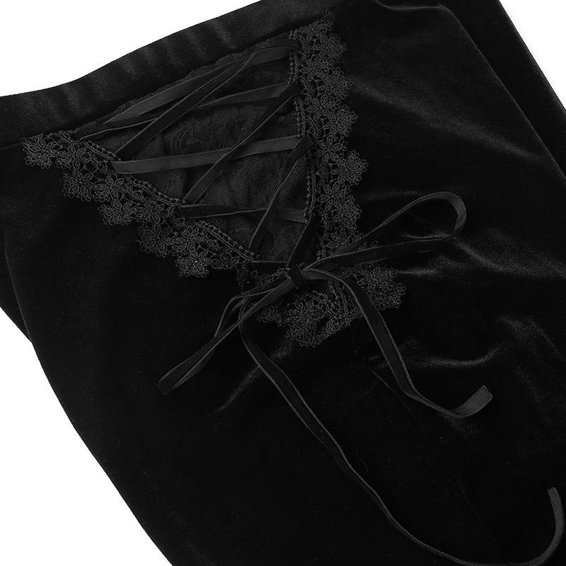 Women's Pants Wide Leg Gothic Sweatpants Punk Korean Style Black Elastic High Waist Trousers Joggers Harajuku Yoga Pant