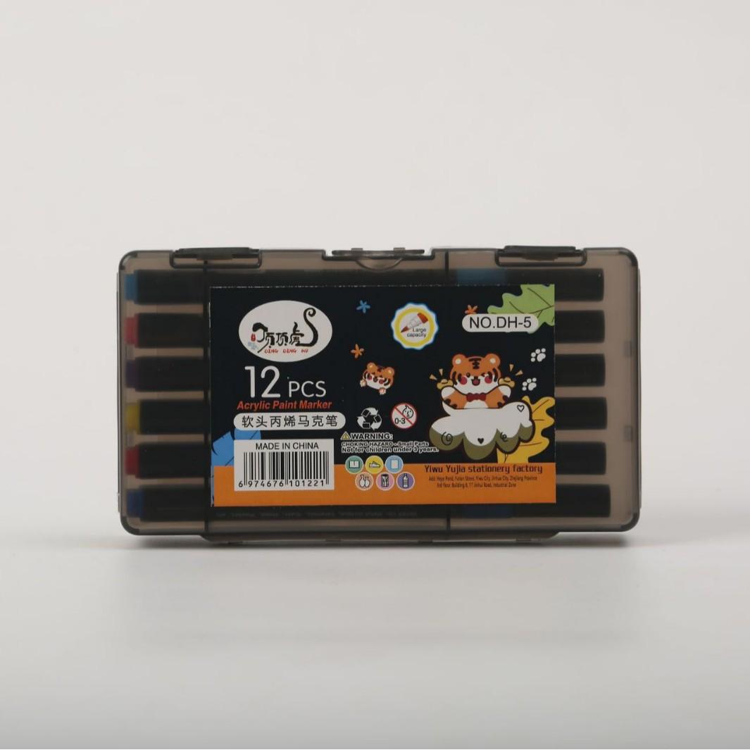 

Акриловый маркер для учеников начальной школы, бесцветный и штабелируемый детский акварельный карандаш, смываемый акриловый маркер