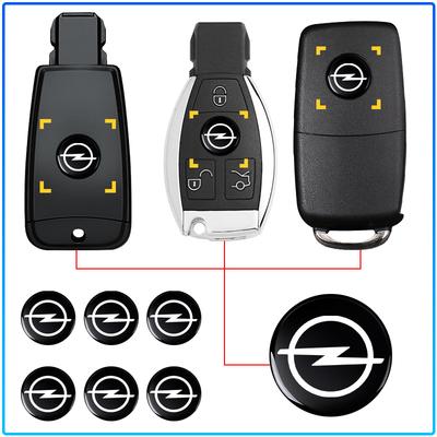 14mm Car Key Emblem Stickers Auto Control Key Logo Decals For Astra C G H Insignia J K Zafira B Corsa Vectra C Corsa C