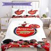 Arsenal Bedding Set Breathable Duvet Cover with Pillowcases Decorative Bed Linen for Bedroom Home Decoration Birthday Gift