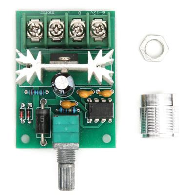 Contrôleur de vitesse de moteur PWM CC, interrupteur de commande avec bouton en alliage d'aluminium, DC612V 6A